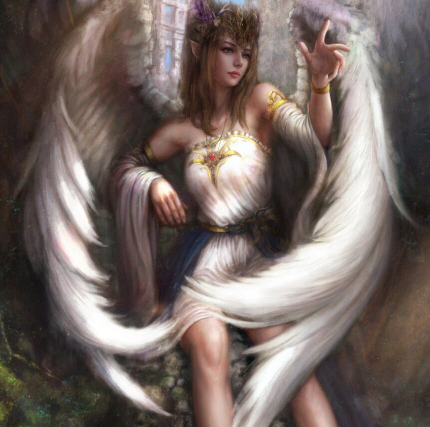 White Arts Female Swan Angel Remote Binding - Etsy