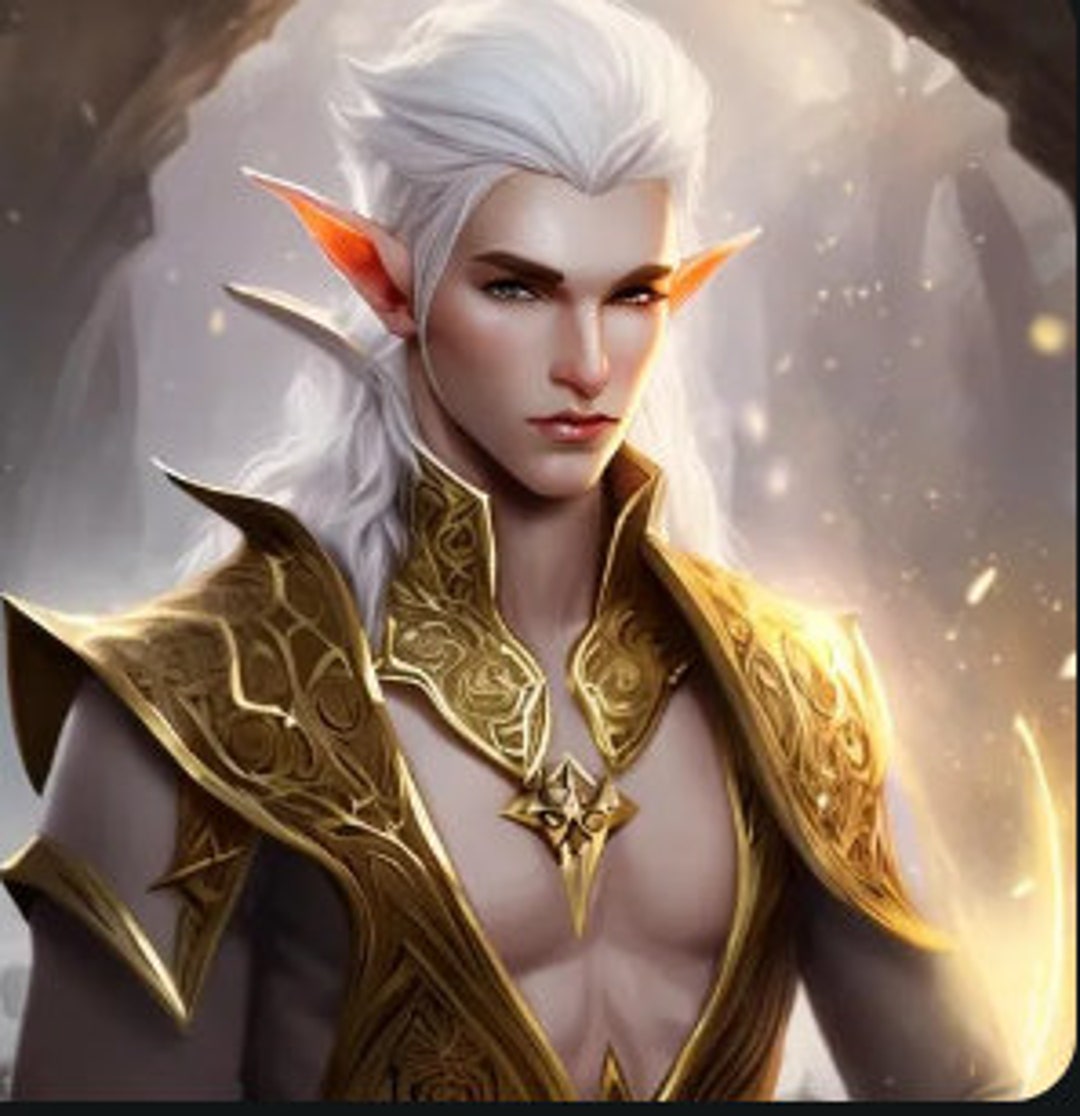 King Male Sun Elf Spirit Companion Remote Binding - Etsy