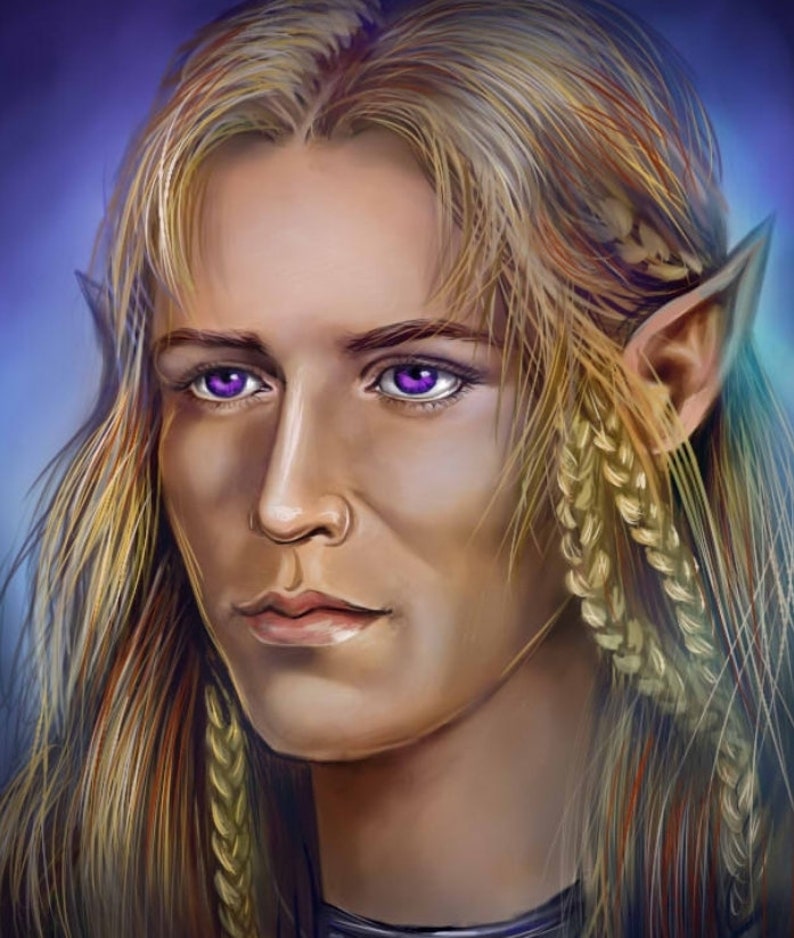 Male High Elf King Spirit Companion Direct Binding Etsy