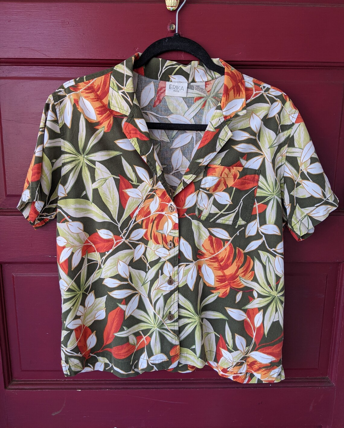 Camicia Aloha Maniche Corte Camicia Hawaiana Uomo A Maniche Corte - Stile Aloha, Vacanze, Spiaggia, In Terivoile, Colori Vari Camicia Floral Homevalue - Foto 7