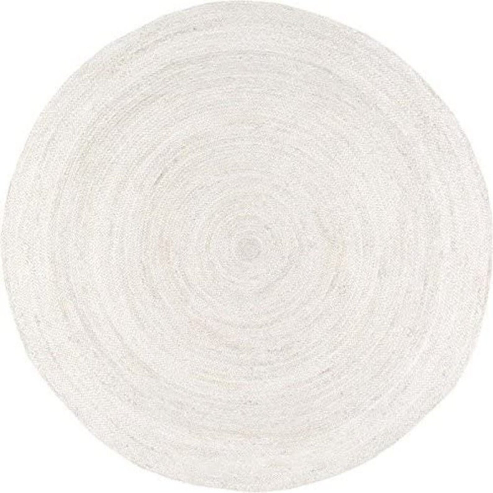 Hand Braided Bohemian Jute Area Rug Round Rag Rug Home Decor Etsy