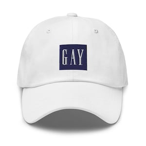 GAY embroidered Dad hat | LGBTQ Pride adjustable hat
