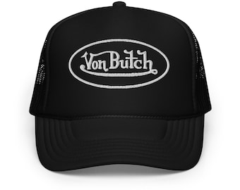 今だけ！Von Dutch ピンクブラウン トラッカーキャップ Von Dutch Trucker Hat Rose Gold Reflective Pink Embroidered