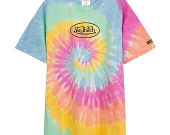 VonButch Tie Dye T-Shirt | Queer Streetwear Graphic Tee | Oversized Cotton Shirt