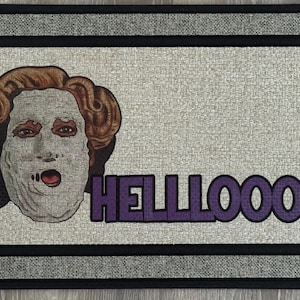 Mrs. Doubtfire (Robin Williams) Pie Hello Outdoor Welcome Mat