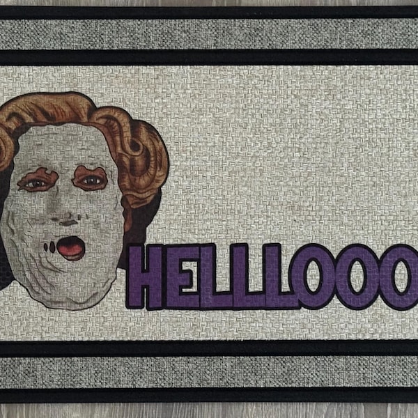 Mrs. Doubtfire (Robin Williams) Pie Hello Outdoor Welcome Mat
