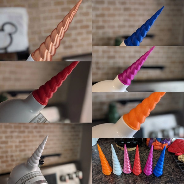 Unicorn Horn KitchenAid mixer cap