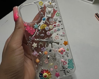 Star Girl Junky Phone Case , junk phone case, custom phone case, aesthetic phone s case, y2k phone case, phone case