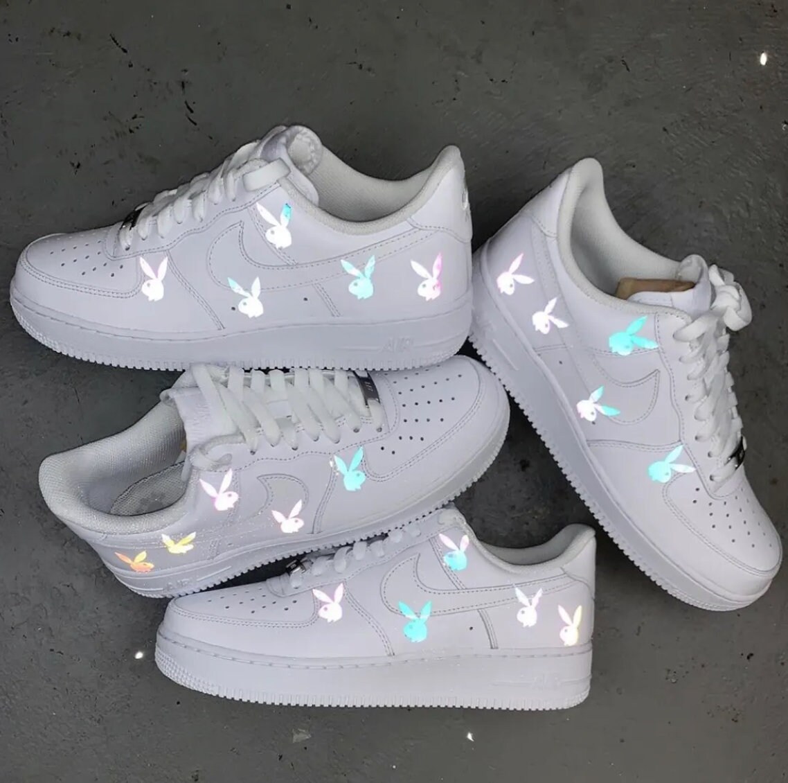 Nike Air Force 1 Custom PLAYBOY Bunny 