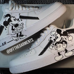 Nike Air Force 1 Mickey Mouse | Etsy