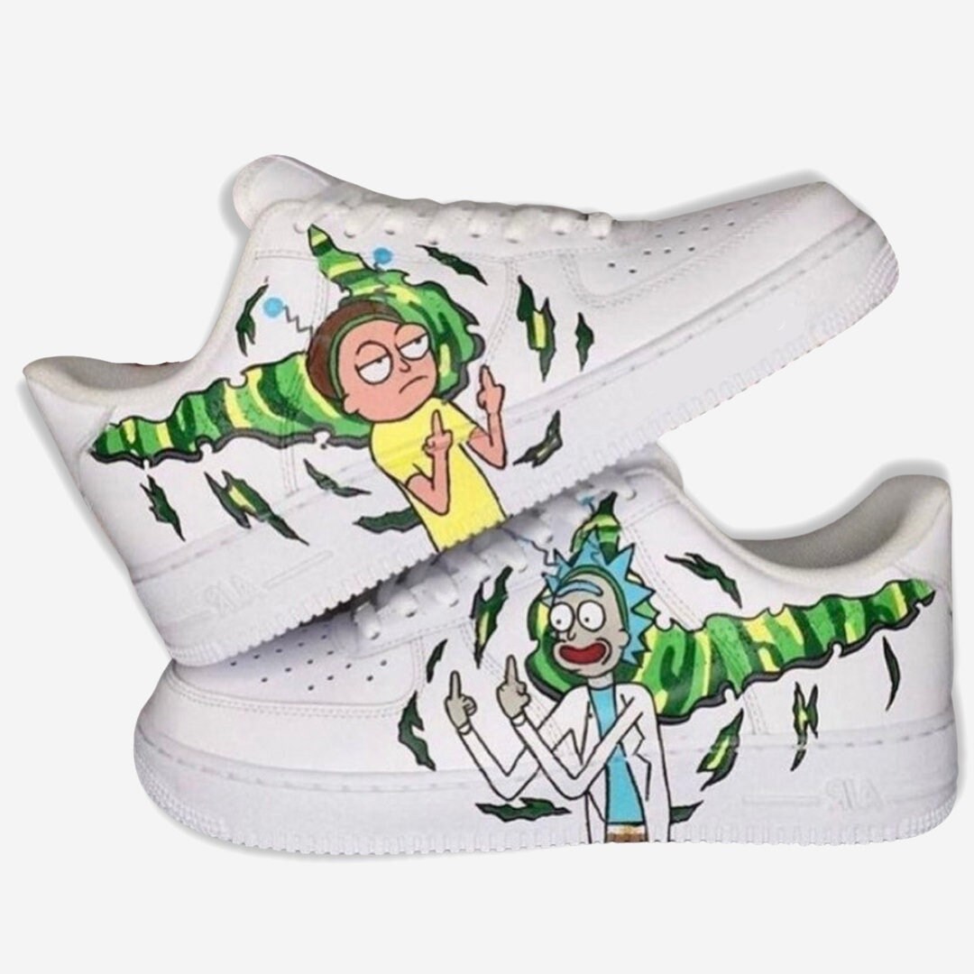 Nike Air Force 1 Custom RICK \u0026 MORTY 