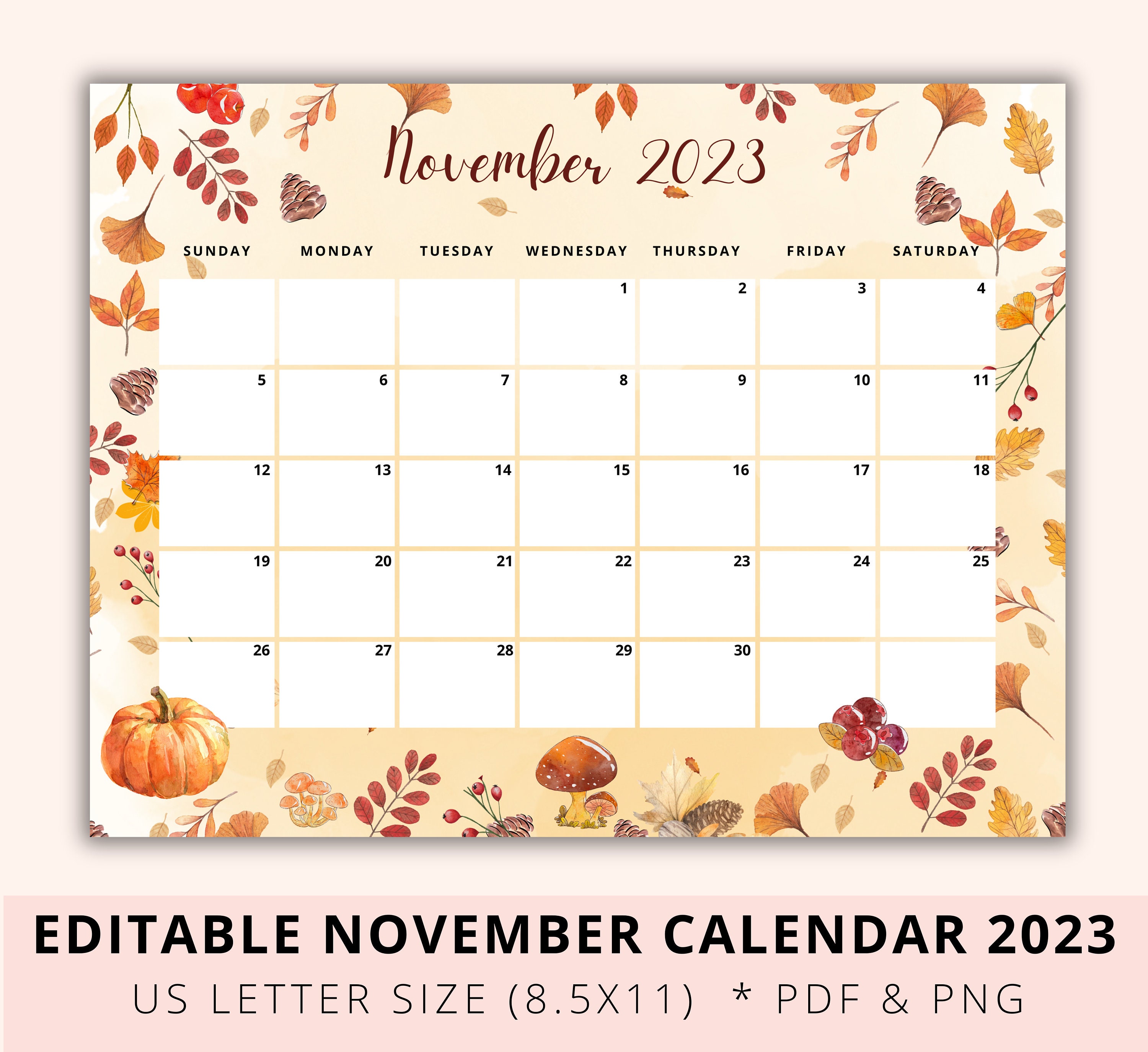 Thanksgiving Day 2023 - Calendar Date