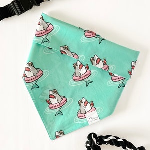 Sharks In The Pool Pet Bandana