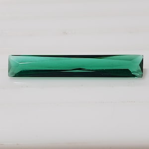 AAA Quality Emerald-Green Emerald Gemstone-Emerald Unique Princess Cut Shape-Faceted Flawless Emerald-Emeral For Jewelry-5 Cts-30x5mm