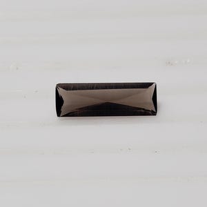 Superb Quality Smoky Quartz,Fancy Shape Smoky Quartz,Smoky Quartz Faceted Princess Cut,Smoky Quartz For making Jewellery,3 Cts-15x5mm