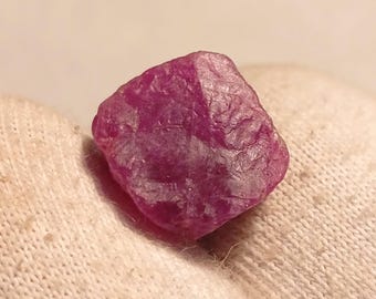 AAA Quality Ruby Raw Gemstone: Natural African Mines, 11 Carats