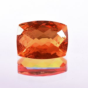 Citrine-Yellow Citrine-Flawless Citrine-Citrine Gemstone-Faceted Radiant Citrine-Large Citrine-Citrine Stone-Loose Gemstone-16x12mm-12 Cts