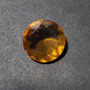 Citrine Gemstone-Yellow Citrine Round Cut-AAA Faceted Citrine-Flashy Flawless Citrine-Round Shape Citrine-Citrine For Jewelry-18x18mm-12 Cts