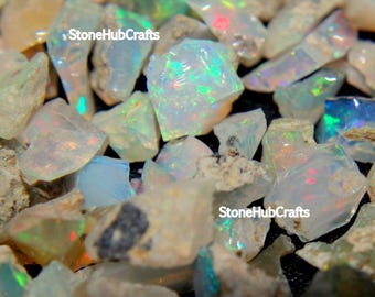 2-6 MM Natural Ethiopian Opal,Crystal Opal Rough 500 Pcs Lot,Grade Opal