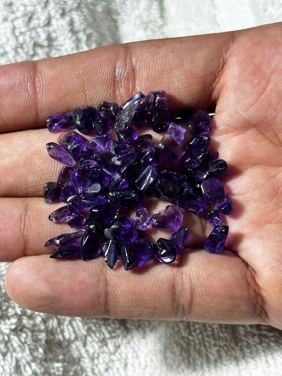 Amethyst Polished Rough Natural Purple Amethyst Gemstone