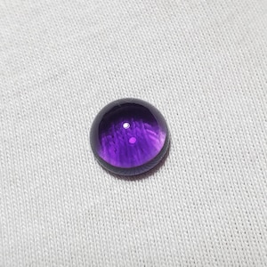 Améthyste, cabochon rond en améthyste bleue, améthyste de qualité AAA, en vrac pour la fabrication de bijoux - 5 cts - 10 x 10 mm