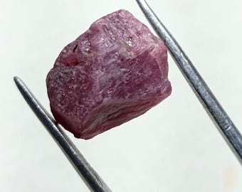 AAA Ruby Rough Gemstone: Natural Raw Crystal, 16 Carat