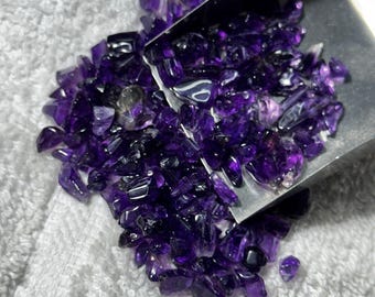 AAA Amethyst Rohedelstein poliert: Natürlicher Purpur Roher Kristall (3/6 mm