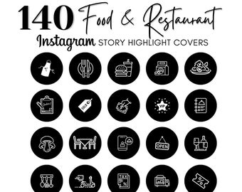 50 Mystic Instagram Stories Highlight Covers Black and White - Etsy