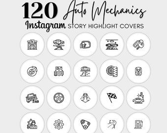 Automotive Instagram Highlight Icons Car Highlights - Etsy