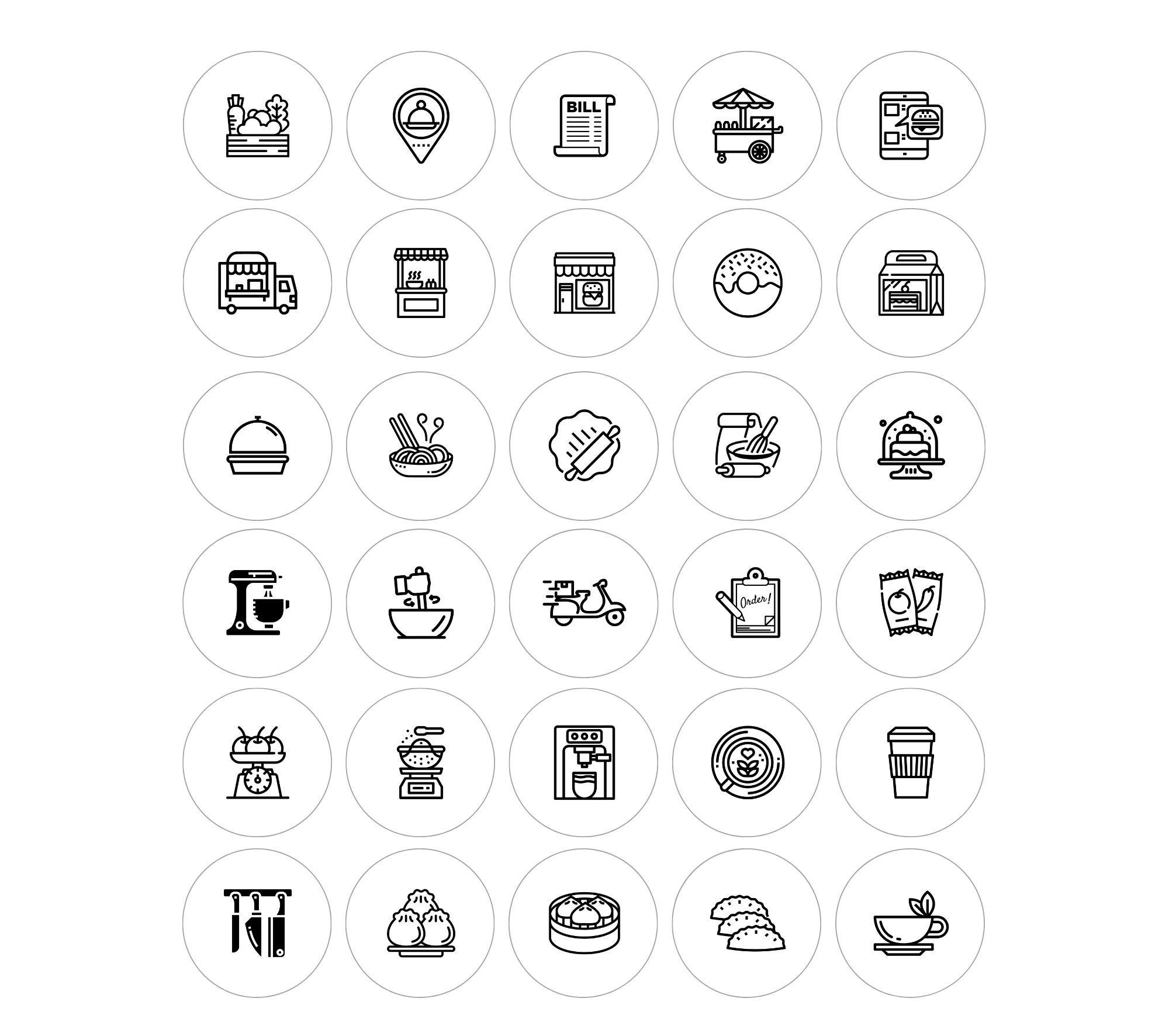 140 Black and White Food Instagram Highlight Covers Black & Etsy