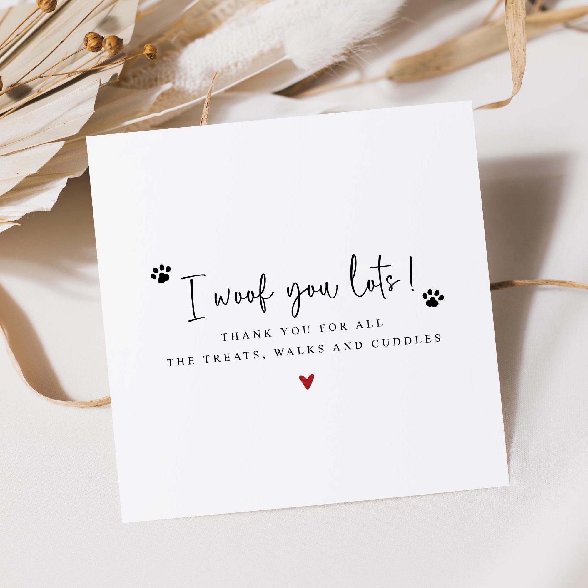 Cards from the Dog – Numero 1 Dog Grandma – Biglietti per il proprietario di animali domestici – Biglietti