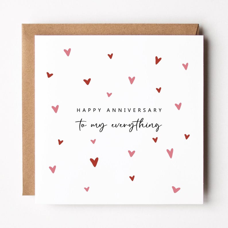 Happy Anniversary to My Everything | Anniversary Card for Husband, for ...