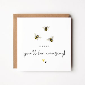 You'll Be Amazing Good Luck Card | Good Luck Card | New Job Good Luck Card | Personalised Good Luck Card