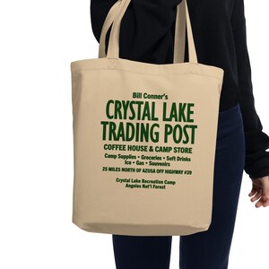 Crystal Lake Trading Post tote bag