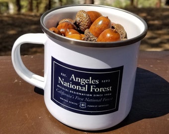 Angeles National Forest Legacy Nameplate Tin Cup