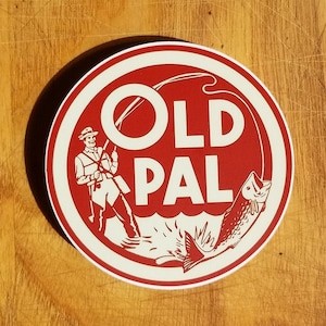 Vintage Old Pal logo sticker