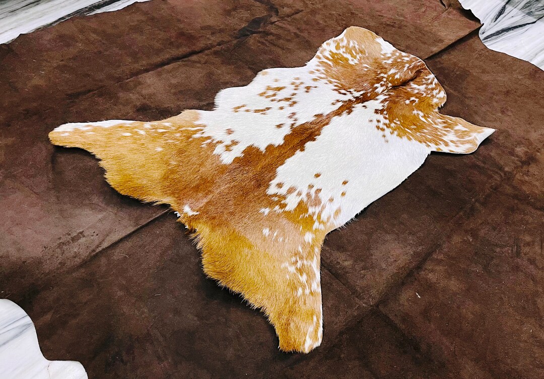 Goat Hide Rug Animal Skin Fur Shag Rug 3x2 Feet Approx Etsy