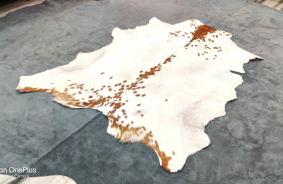 Goat Hide Rug | Offwhite Fireplace Fur | Ethically Sourced | Nordic ...