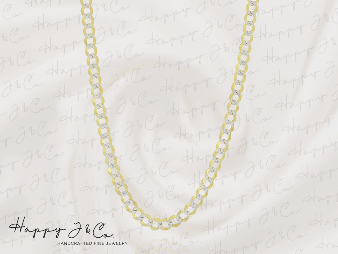 Cuban Enamel Chain with Micro Pave Star Detail