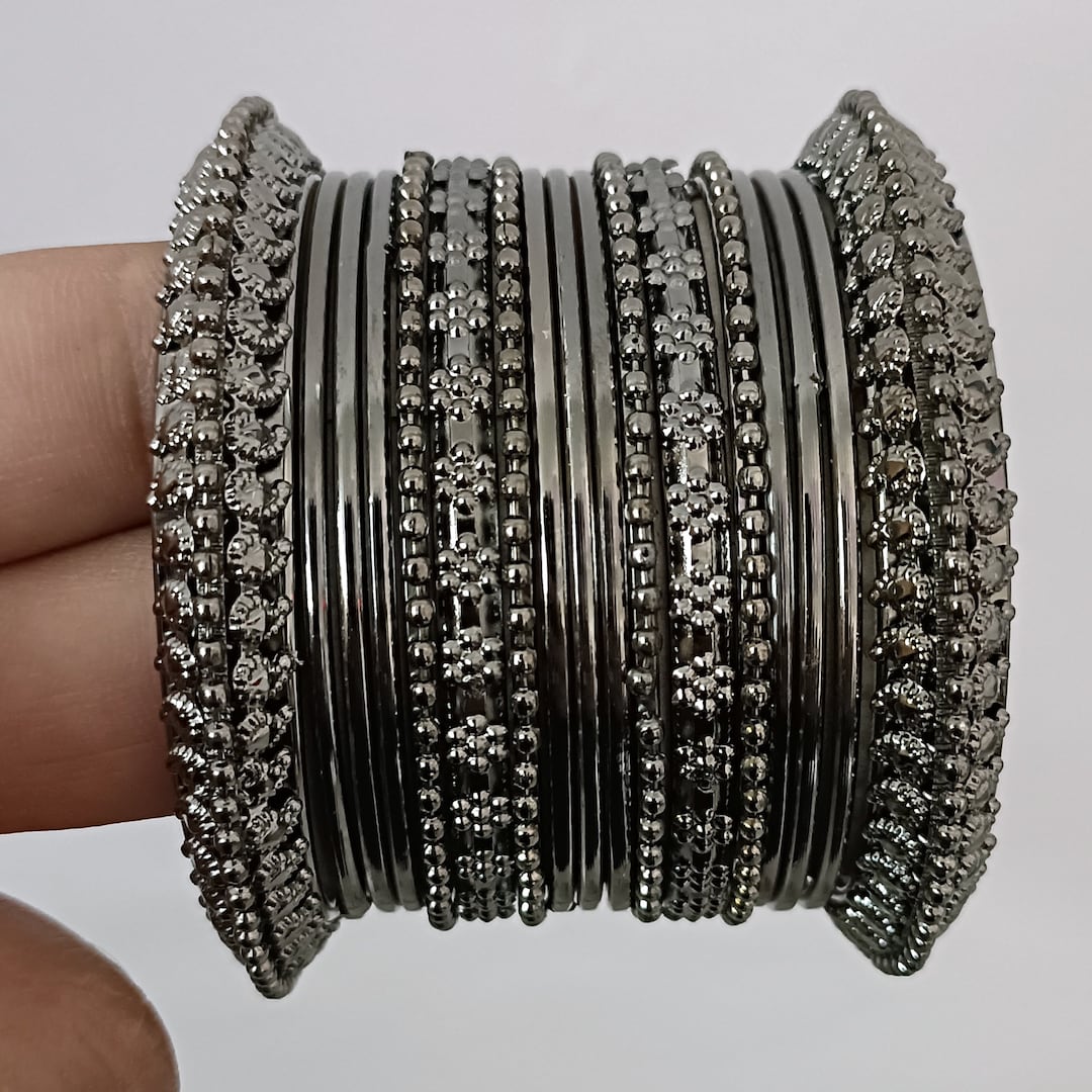 【HALEINE】 25SS/ANTIQUE SIVER&BLACK V BANGLE il_1080xN.6014583381_tagx.jpg