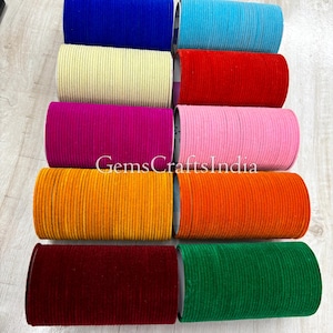 Indian Velvet Metal Bangle/ Indian Bangles/ Wedding Bangles Jewelry/  Festive 25 Colorful Bangles/ Velvet Finish/ Bridal Bangles/ Pack of 24