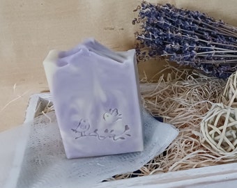 Lavendel Seife Dusch und Handseife, Handgemacht, palmölfrei und vegan