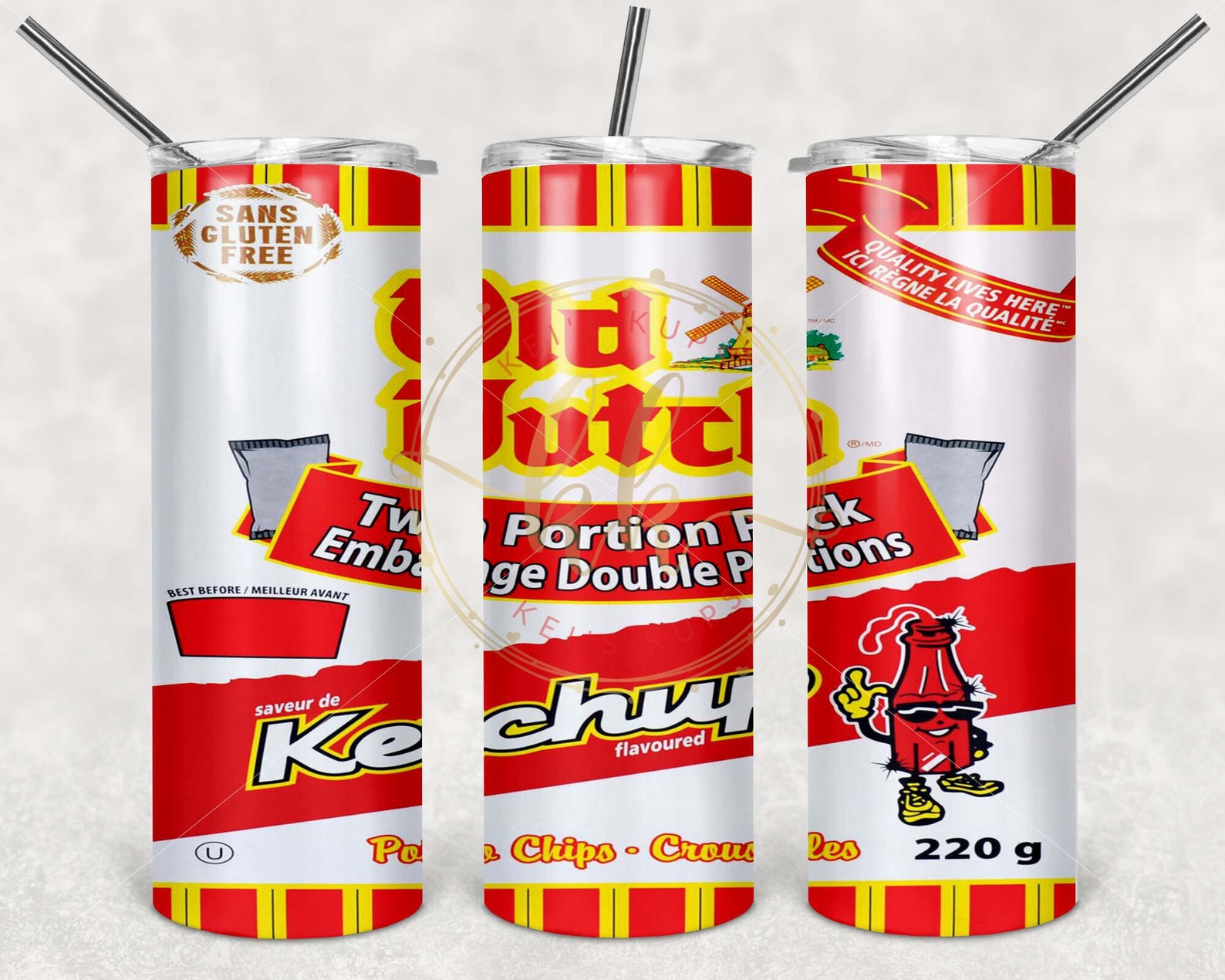 Old Dutch Ketchup Flavored Themed Tumbler You Choose The Etsy