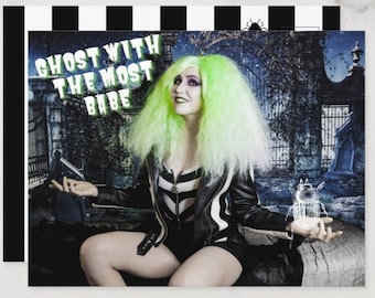 Beetlejuice cosplay Postcard