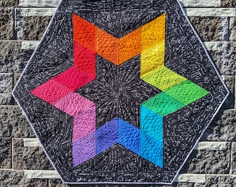 Rainbow Star Baby Quilt | Playmat