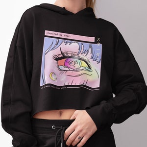 In A World That Hates Women Crop Hoodie, Womens Rights, Feminist, Not Your Body Not Your Choice , Pro Choice, Roe V Wade, Pro Roe
