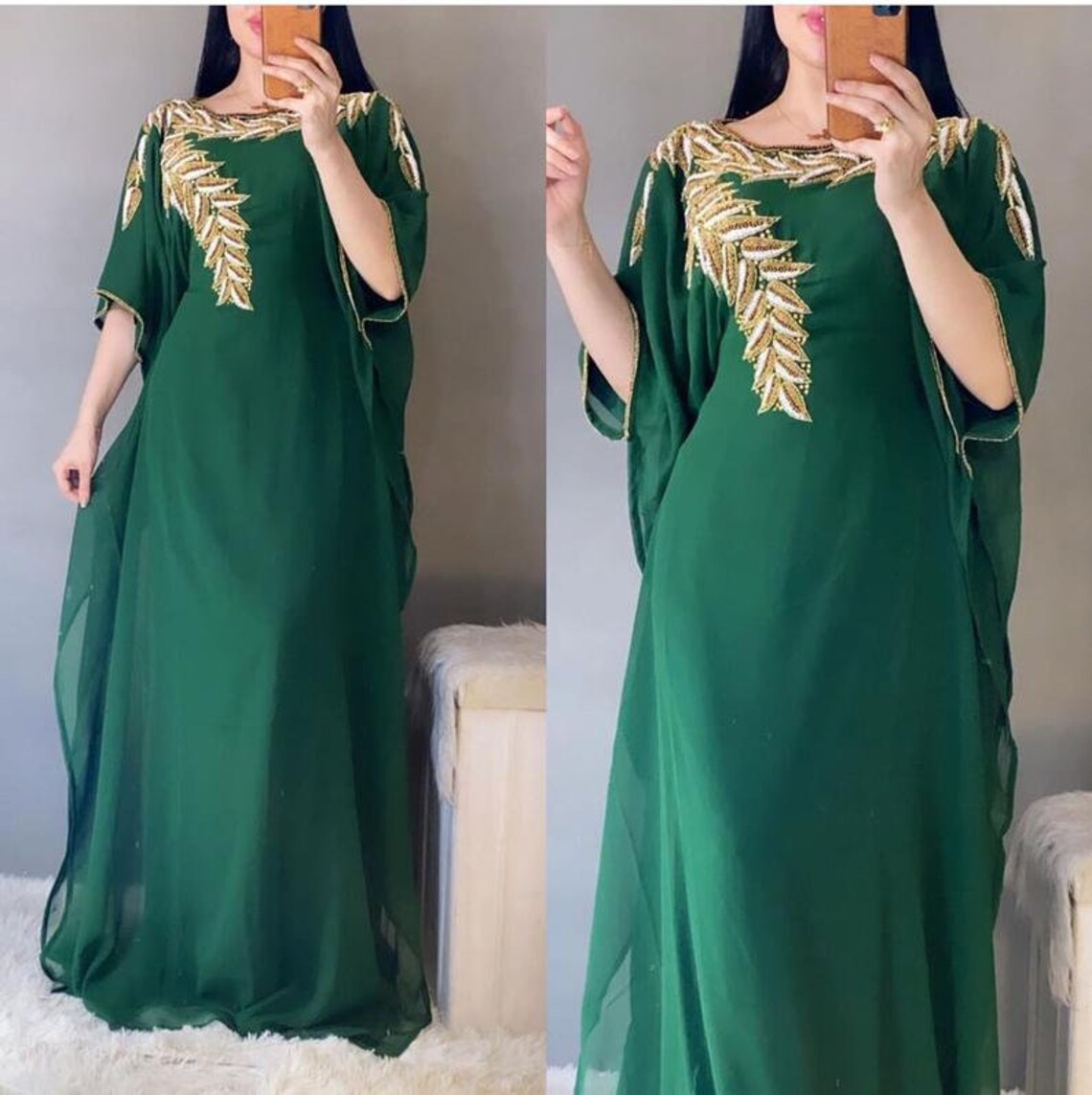 SALE New Royal Islamic Modern Elegant Dubai Moroccan Caftan - Etsy