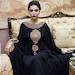 Dubai Moroccan Kaftan Arabic Abaya Maxi Hand Beaded Caftan Farasha Floor Length Party Wear Wedding Gown Beach Stylish Jalabiya Women Dress