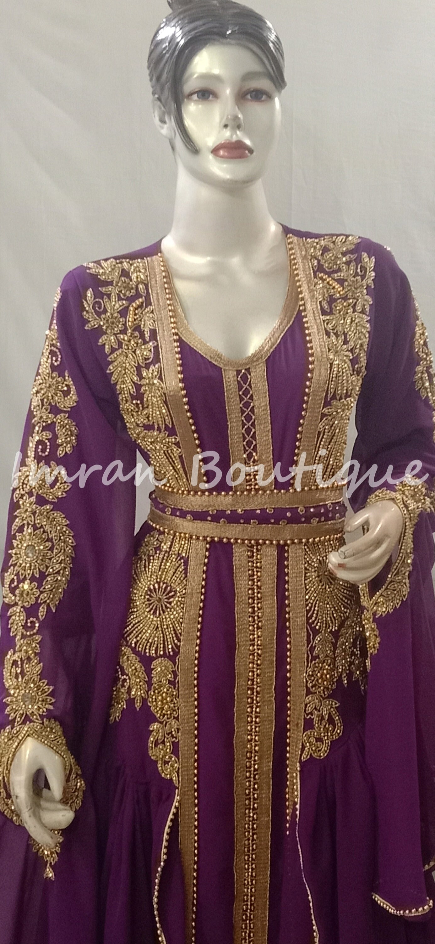 Dubai Kaftan Abaya Royal Moroccan Maxi Fancy Bridal Zari - Etsy