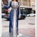 Royal Dubai Moroccan Kaftan Caftan Farasha Jalabiya Wedding Gown Arabic Islamic Fancy Floor Length Dress For Women Gown